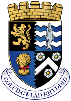 Cyngor Sir Ceredigion County Council Crest