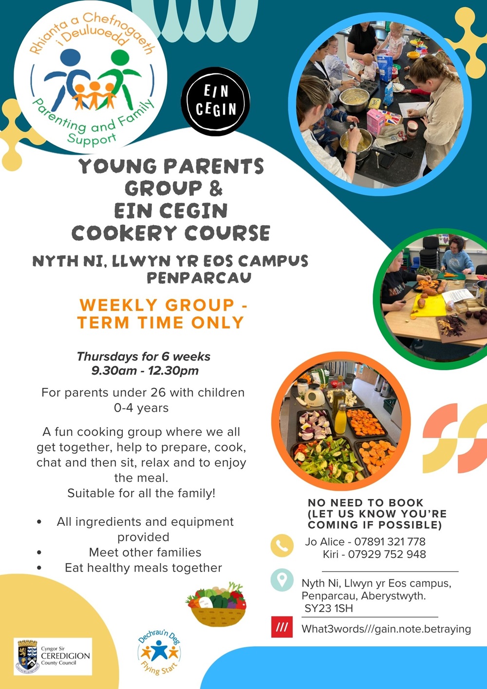 Young Parents Group & Ein Cegin Cookery Course 