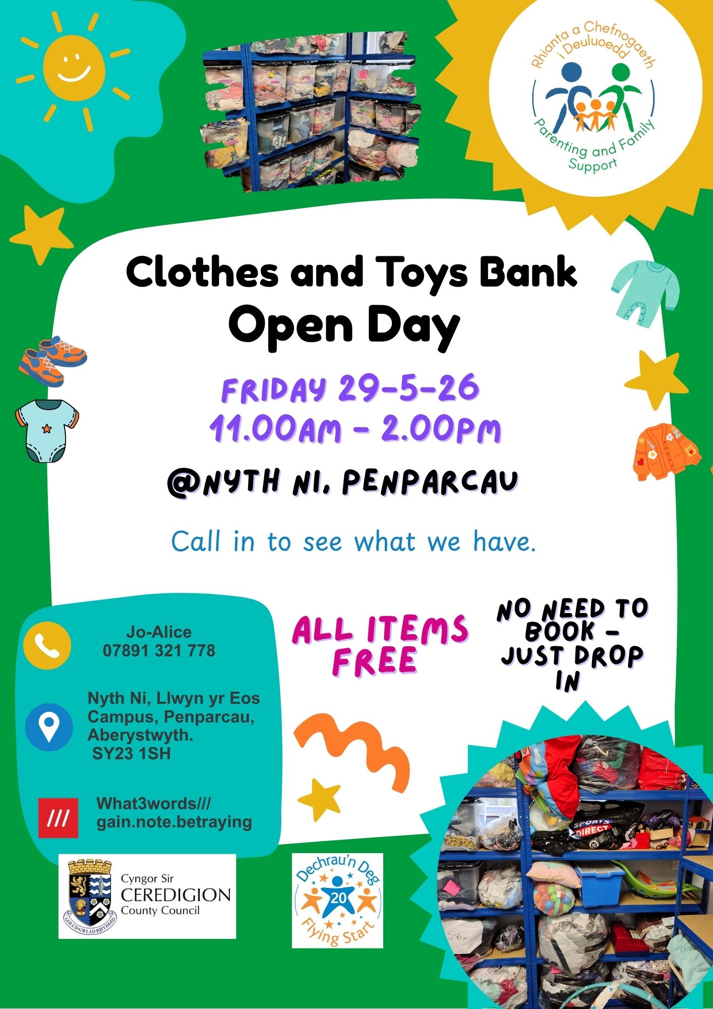 Clothes Bank Open Day