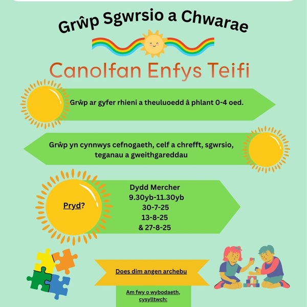 Grwp Sgwrsio a Chwarae Aberteifi Haf