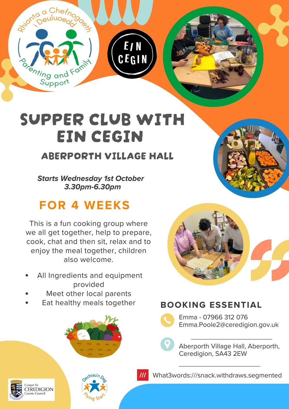 Aberporth Supper Club with Ein Cegin