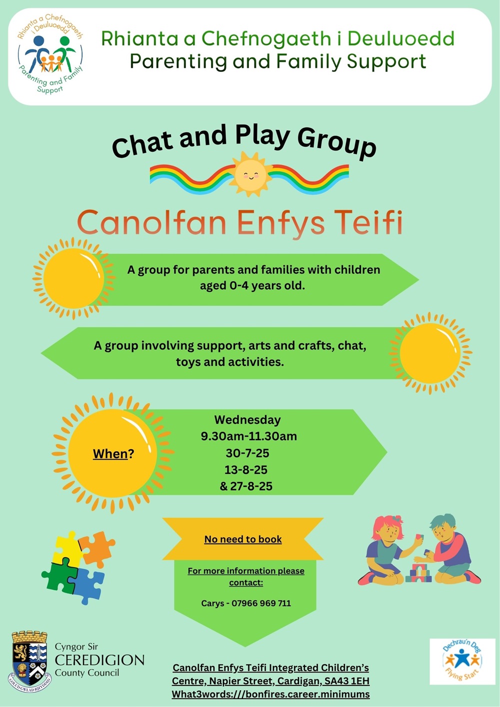 Chat and Play Summer Group