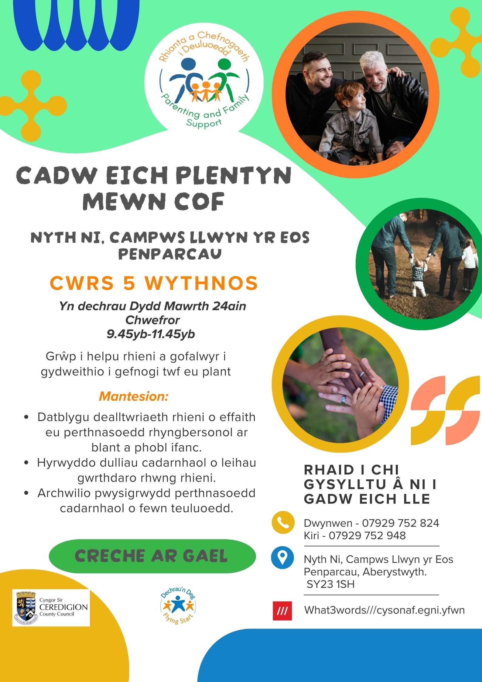 Cadw Eich Plentyn Mewn Cof (Keeping Your Child in Mind)