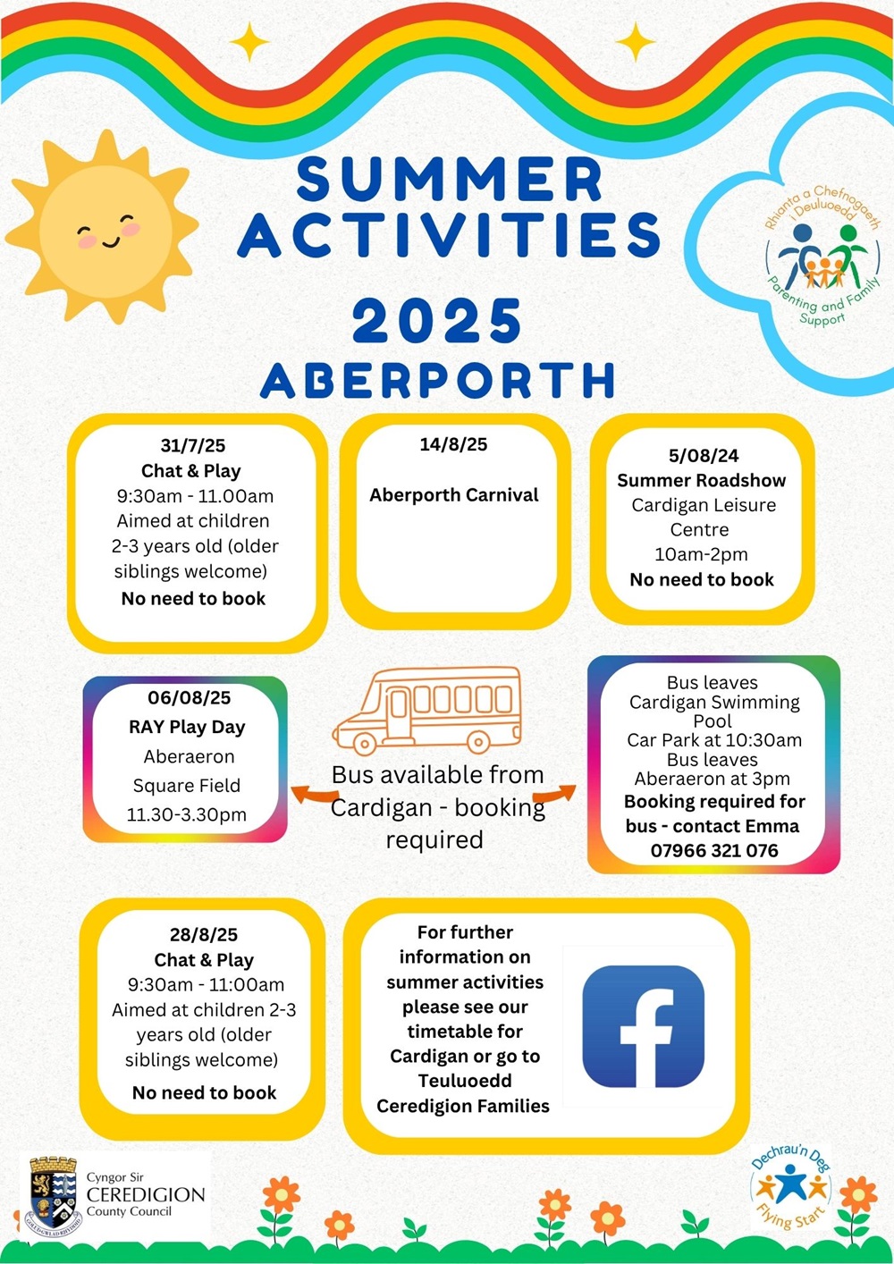 Aberporth Summer Activities