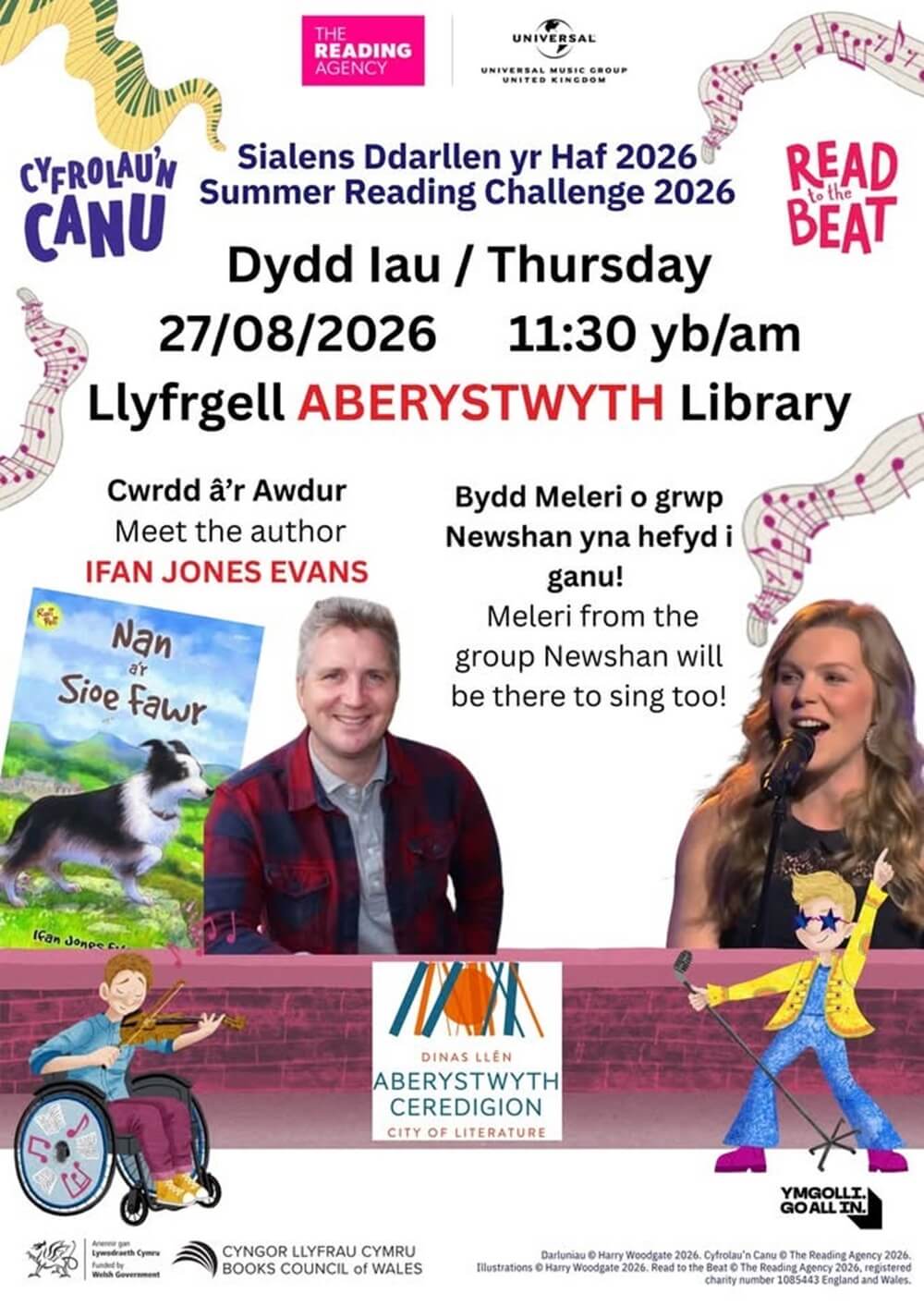 Poster Cyfrolau'n Canu