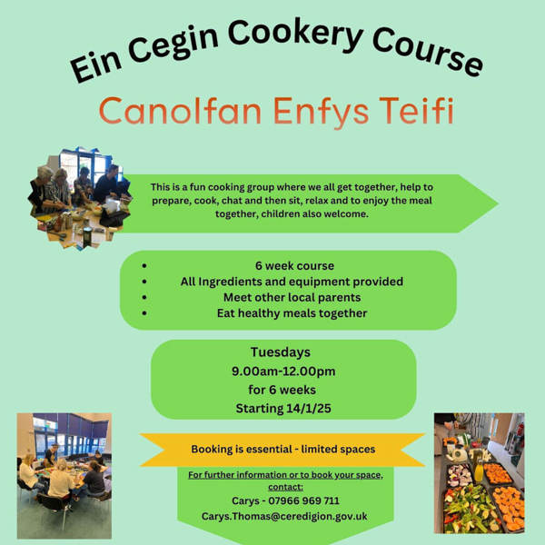 Ein Cegin Cookery Course