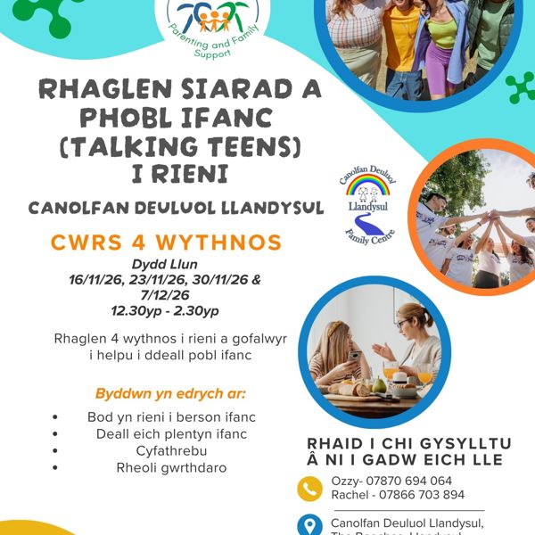 Rhaglen Siarad a Phobl Ifanc (Talking Teens) 